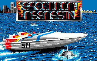 Speedboat Assassins title screen