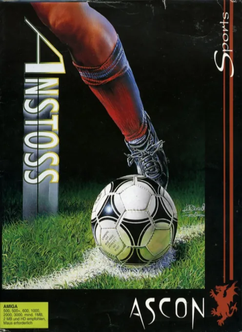 Anstoss - Die Fussball-Manager-Simulation cover art for Commodore Amiga