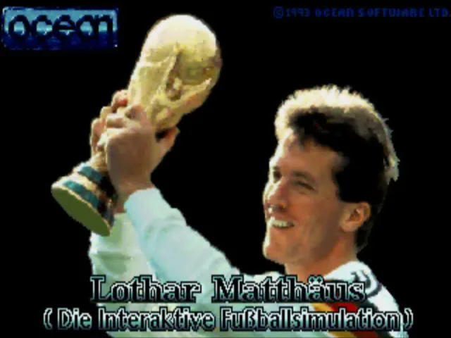 Lothar Matthaus - Die Interaktive Fussballsimulation title screen