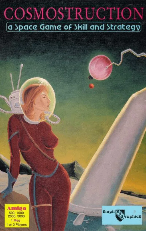 Cosmostruction cover art for Commodore Amiga