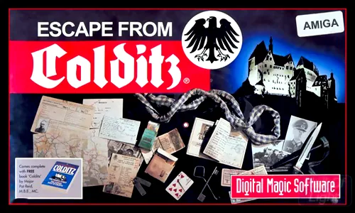 Escape from Colditz cover art for Commodore Amiga