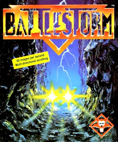 Battlestorm cover art for Commodore Amiga