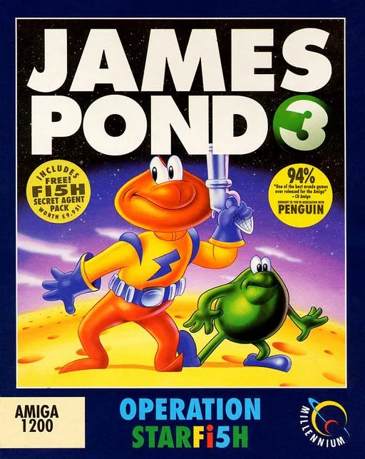 Backdrop artwork for James Pond 3 - Operation Starfish (Europe) (AGA)