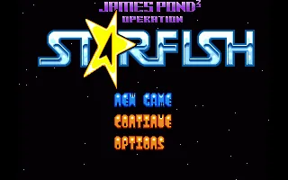 James Pond 3 - Operation Starfish (Europe) (AGA) title screen