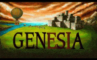 Genesia title screen