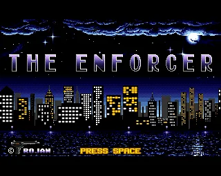 Enforcer, The (Europe) (Trojan Phazer Required) title screen