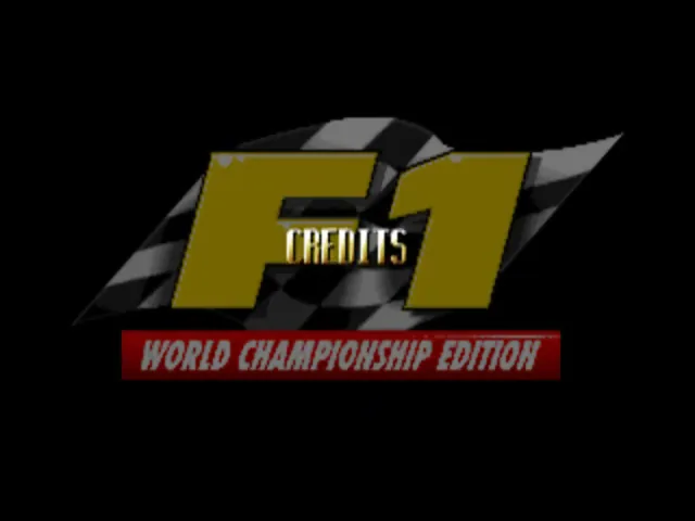 F1 World Championship Edition (Europe) (ECS) title screen