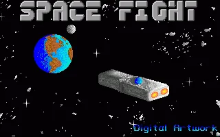 Space Fight title screen