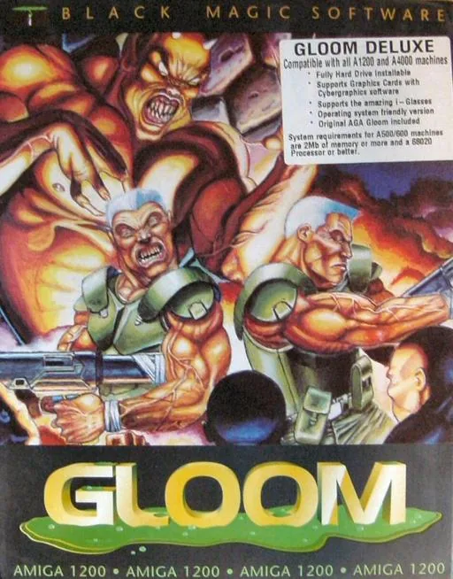Backdrop artwork for Gloom Deluxe (Europe) (ECS, AGA)