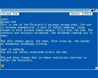 Planetfall (Europe) (r37) screenshot