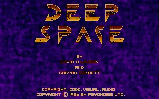 Deep Space (Europe) (v1.00a) title screen