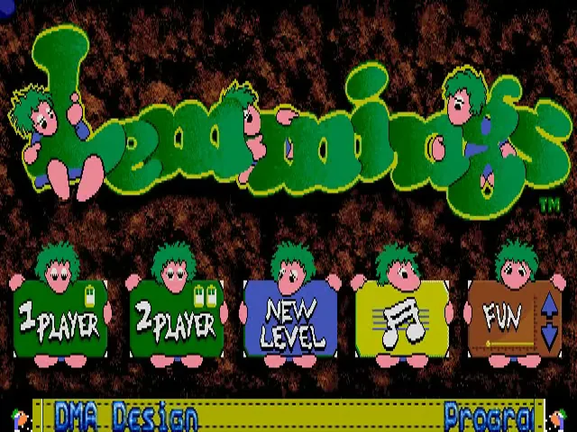Lemmings (Europe) (Compilation - Award Winners - Platinum Edition) title screen