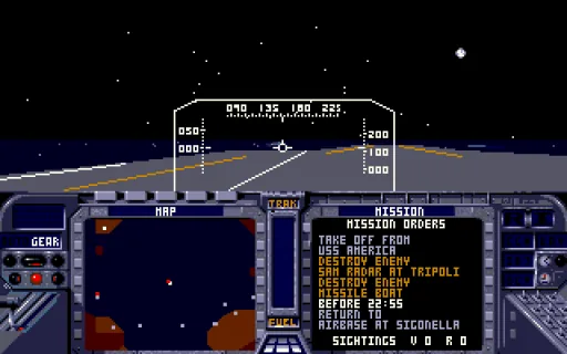F-19 Stealth Fighter (Europe) (Compilation - Combat Classics 2) screenshot
