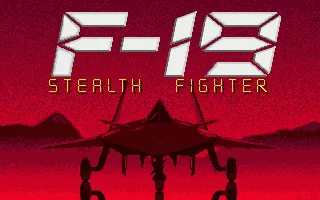 F-19 Stealth Fighter (Europe) (Compilation - Combat Classics 2) title screen