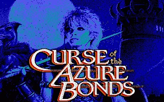 Advanced Dungeons & Dragons - Curse of the Azure Bonds - A Forgotten Realms Fantasy Role-Playing Epic, Vol.II title screen