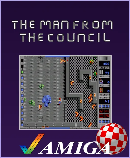 Man from the Council, The (Europe) (Compilation - Mega Pack II) cover art for Commodore Amiga