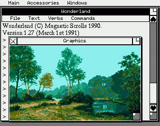 Wonderland (Europe) (v1.27i) title screen