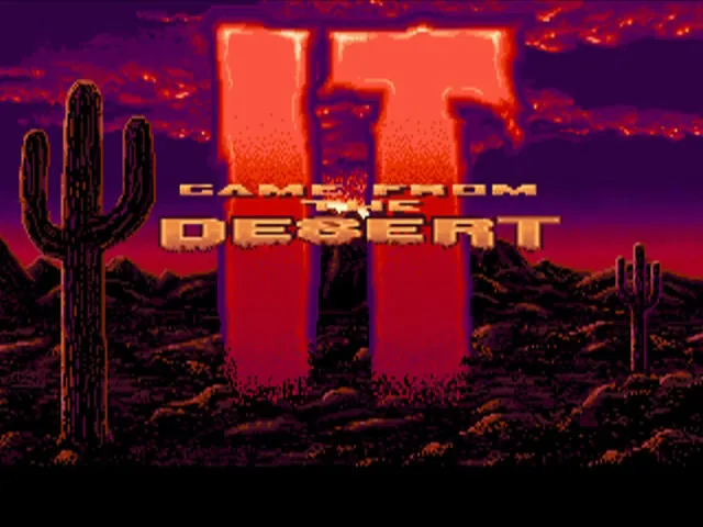 It Came from the Desert title screen