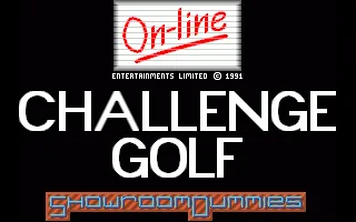 Challenge Golf title screen