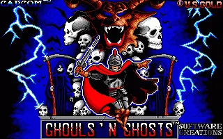 Ghouls 'n' Ghosts + Venus - The Flytrap (Europe) (Compilation - Chart Attack) title screen