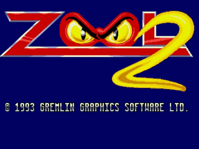 Zool 2 (Europe) (AGA) (Amiga 1200 Bundle - Computer Combat) title screen