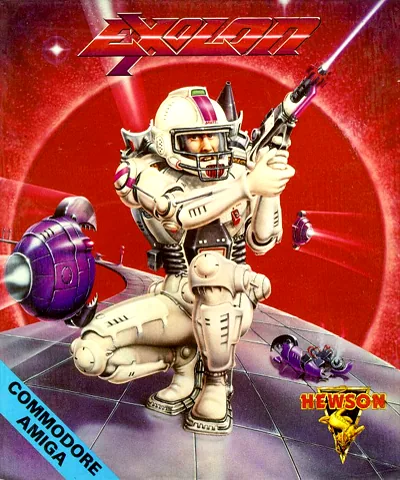 Exolon (Europe) (Budget - Black Edition) cover art for Commodore Amiga