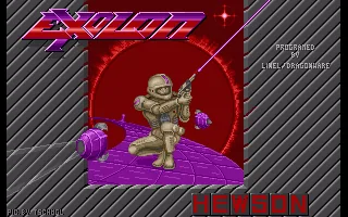 Exolon (Europe) (Budget - Black Edition) title screen
