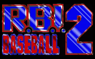 R.B.I. Two Baseball title screen