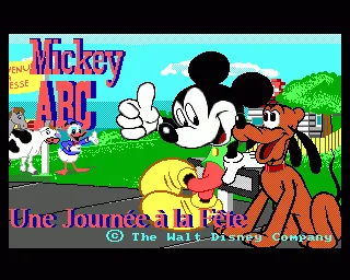 Mickey ABC - Une Journee a la Fete title screen