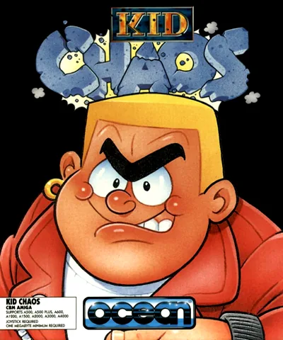 Kid Chaos cover art for Commodore Amiga