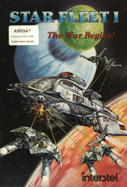 Star Fleet I - The War Begins! (Europe) (v2.1 12.11.86) cover art for Commodore Amiga