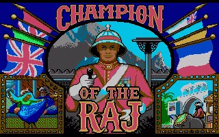 Champion of the Raj title screen