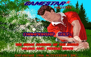 Championship Golf - The Great Courses of the World - Volume I - Pebble Beach title screen