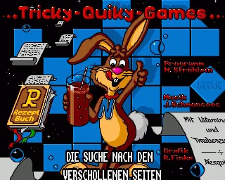 Tricky-Quiky-Games - Die Suche nach den Verschollenen Seiten title screen