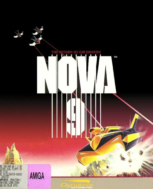 Nova 9 - The Return of Gir Draxon cover art for Commodore Amiga