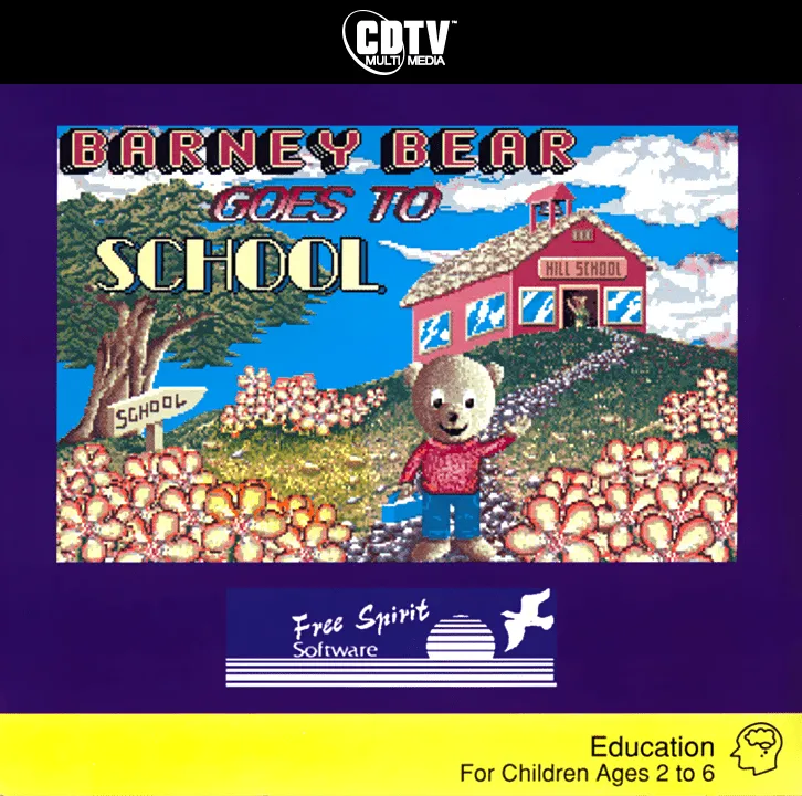 Barney Bear Goes to School box art