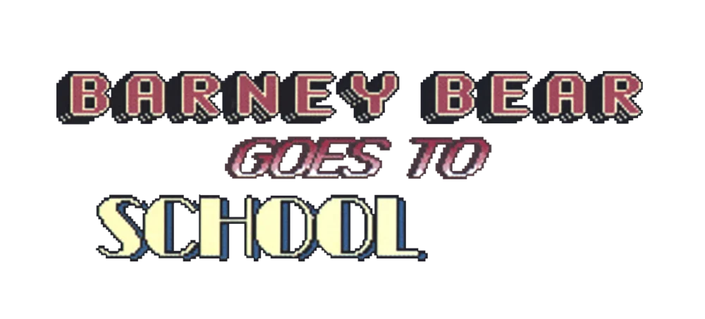 Barney Bear Goes to School logo