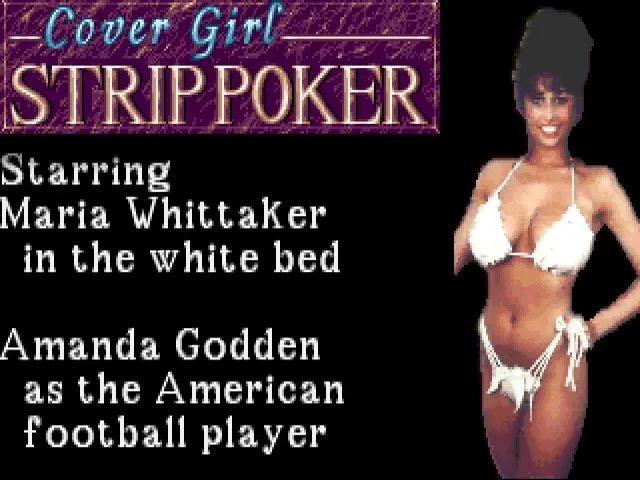 Cover Girl Strip Poker screenshot