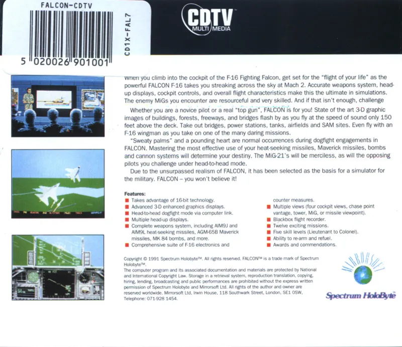 Falcon box back