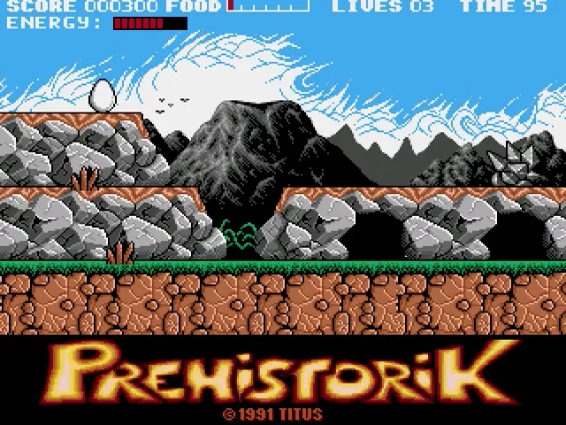Backdrop artwork for Prehistorik