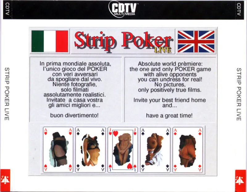 Strip Poker Live box back