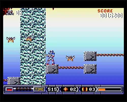 Backdrop artwork for Turrican II: The Final Fight
