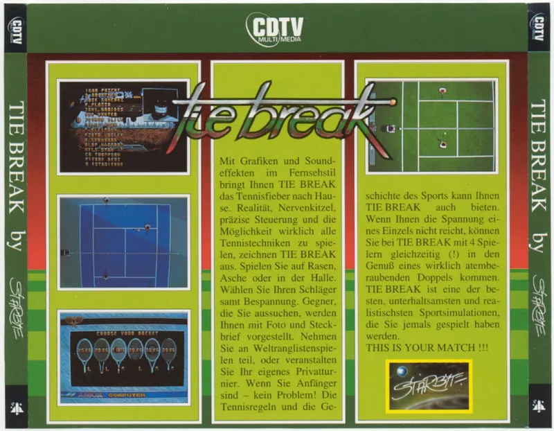 Tie Break box back