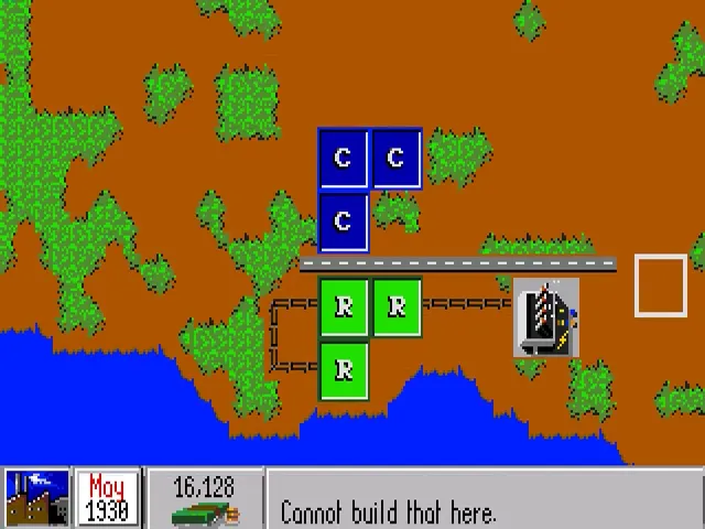 Backdrop artwork for SimCity