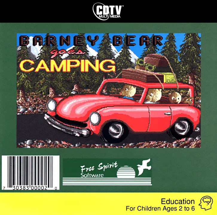 Barney Bear Goes Camping box art