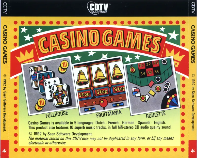 Casino Games box back
