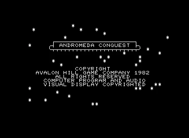 Backdrop artwork for Andromeda Conquest