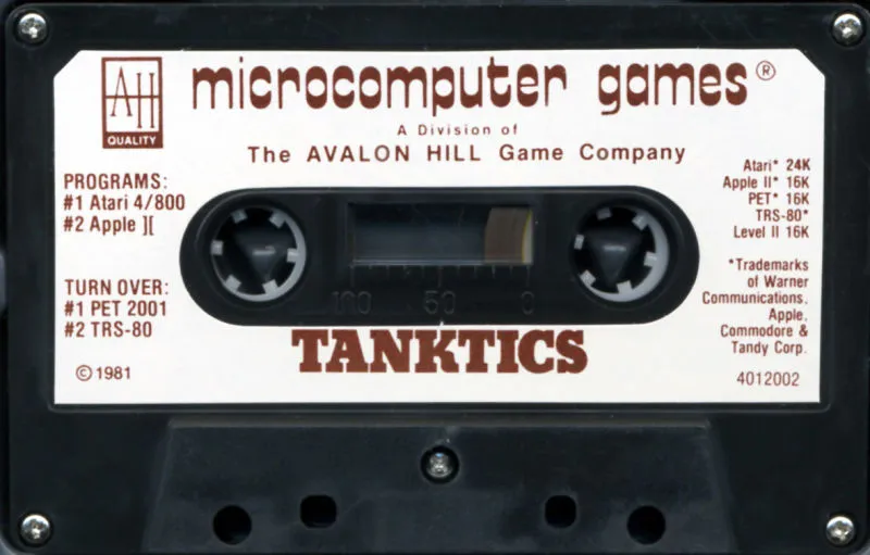 Tanktics cart