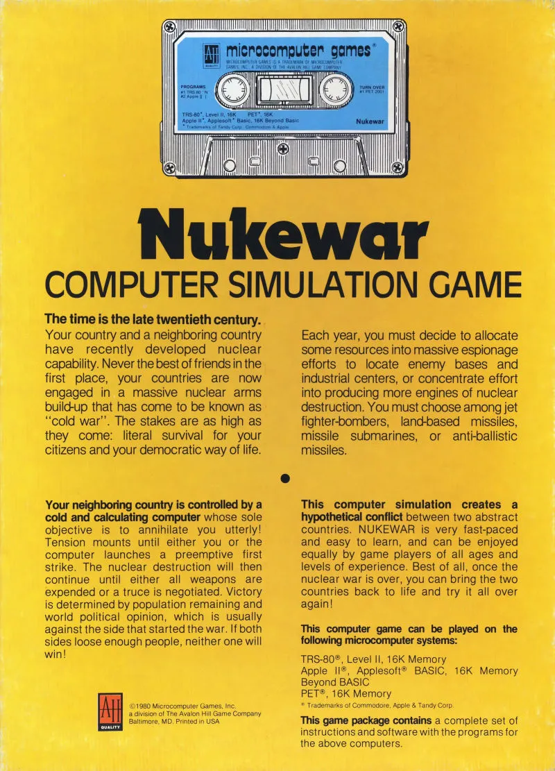 Nukewar box back