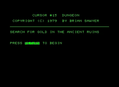 Backdrop artwork for Dungeon